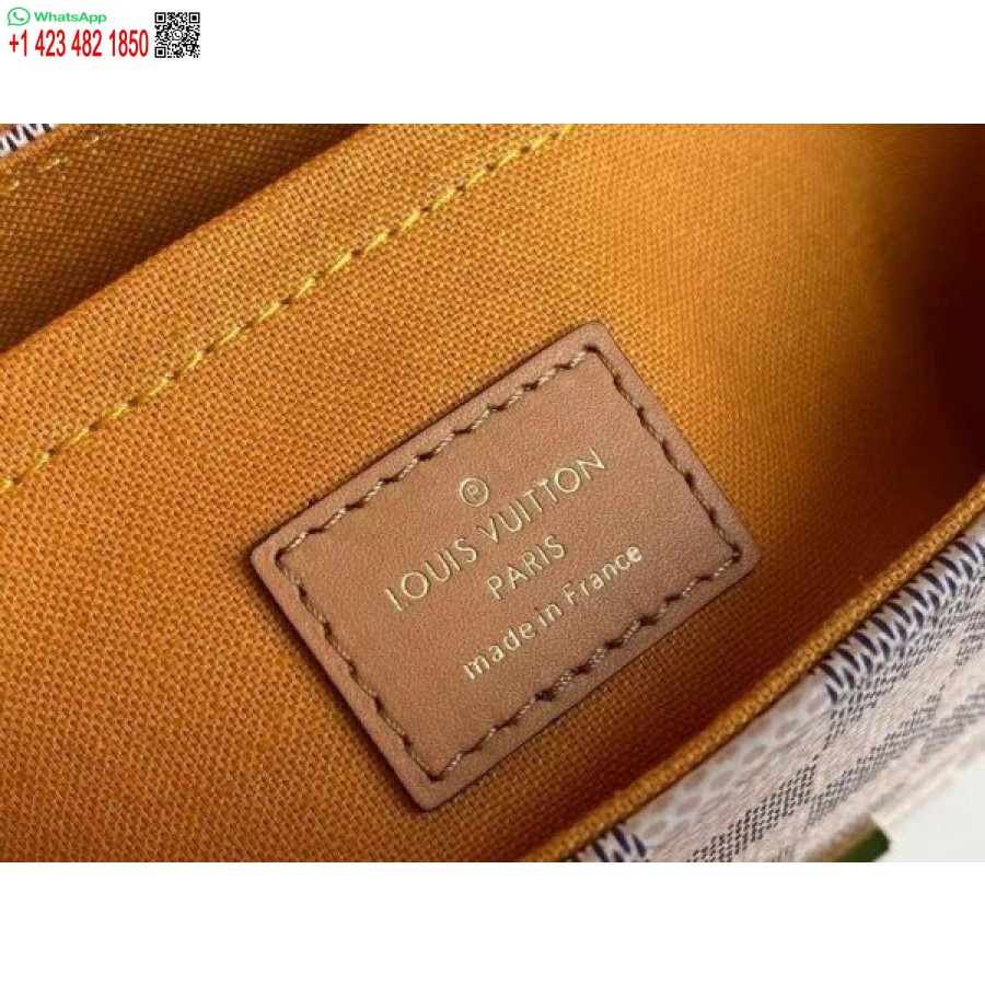 Replika Louis Vuitton Damier Azur Croisette Taška S Pleteným Popruhem N50053 Blv042