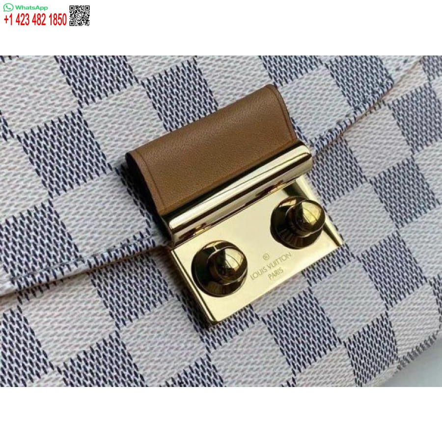 Replika Louis Vuitton Damier Azur Croisette Taška S Pleteným Popruhem N50053 Blv042