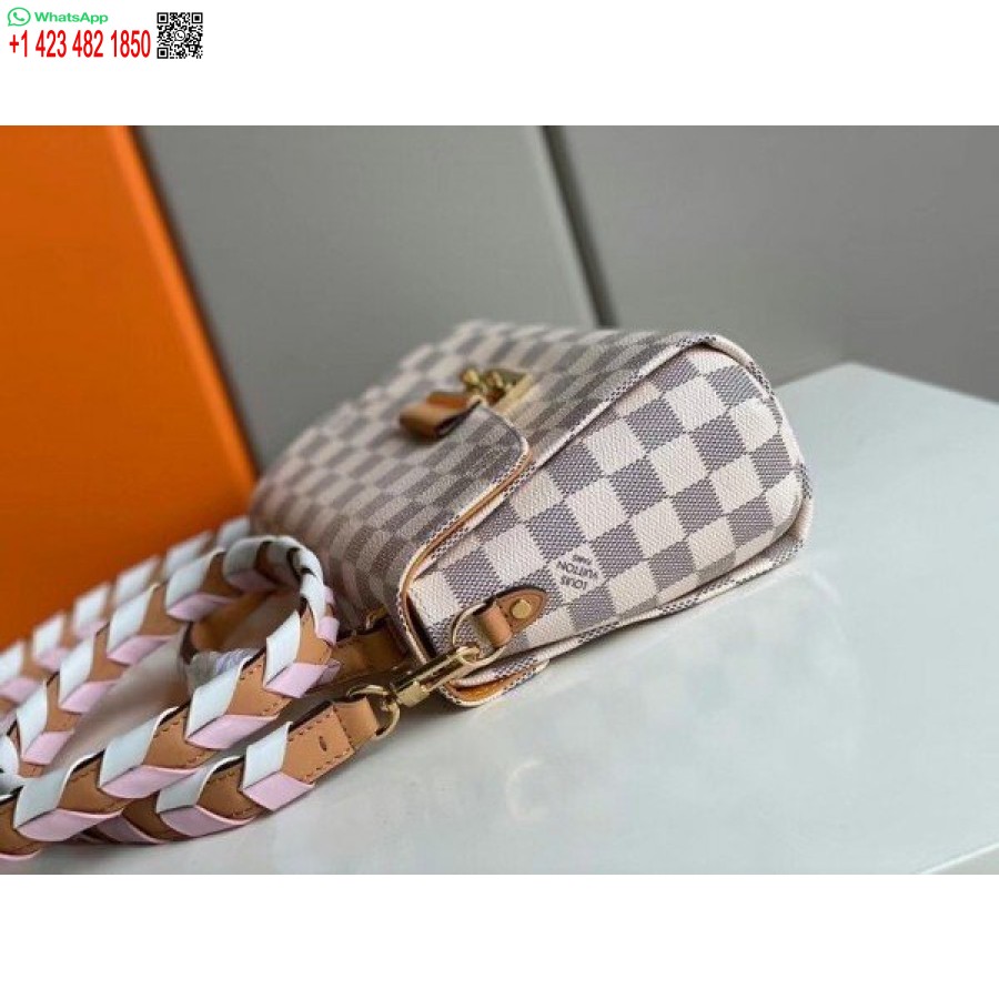 Replika Louis Vuitton Damier Azur Croisette Taška S Pleteným Popruhem N50053 Blv042