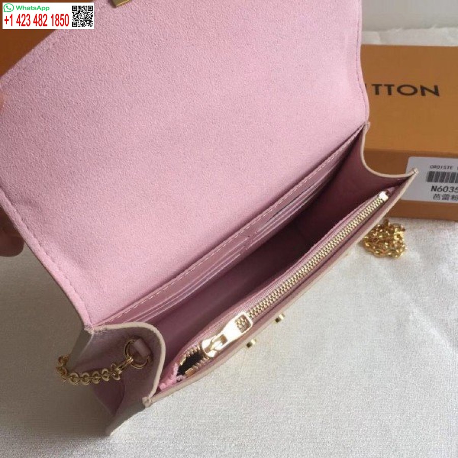 Replika Louis Vuitton Croisette Grandininė Piniginė Damier Azur N60357 Blv039