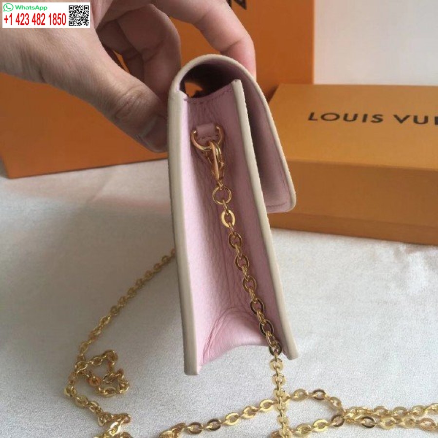 Replika Louis Vuitton Croisette Grandininė Piniginė Damier Azur N60357 Blv039