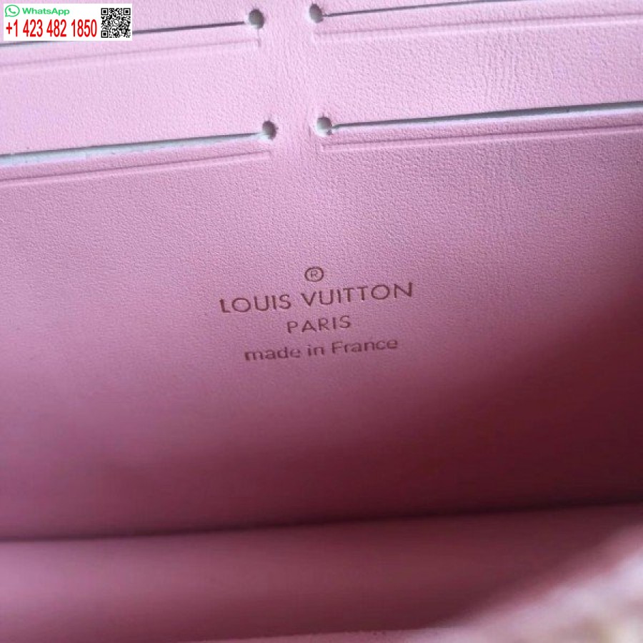 Replika Louis Vuitton Croisette Grandininė Piniginė Damier Azur N60357 Blv039