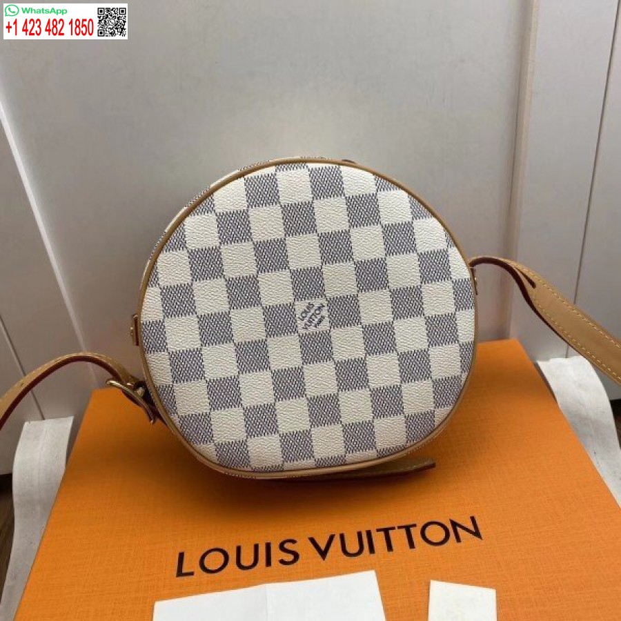 Replica Louis Vuitton Boite Chapeau Souple Pm Damier Azur N40333 Blv030