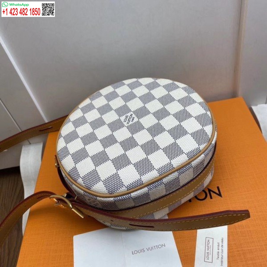 Replica Louis Vuitton Boite Chapeau Souple Pm Damier Azur N40333 Blv030