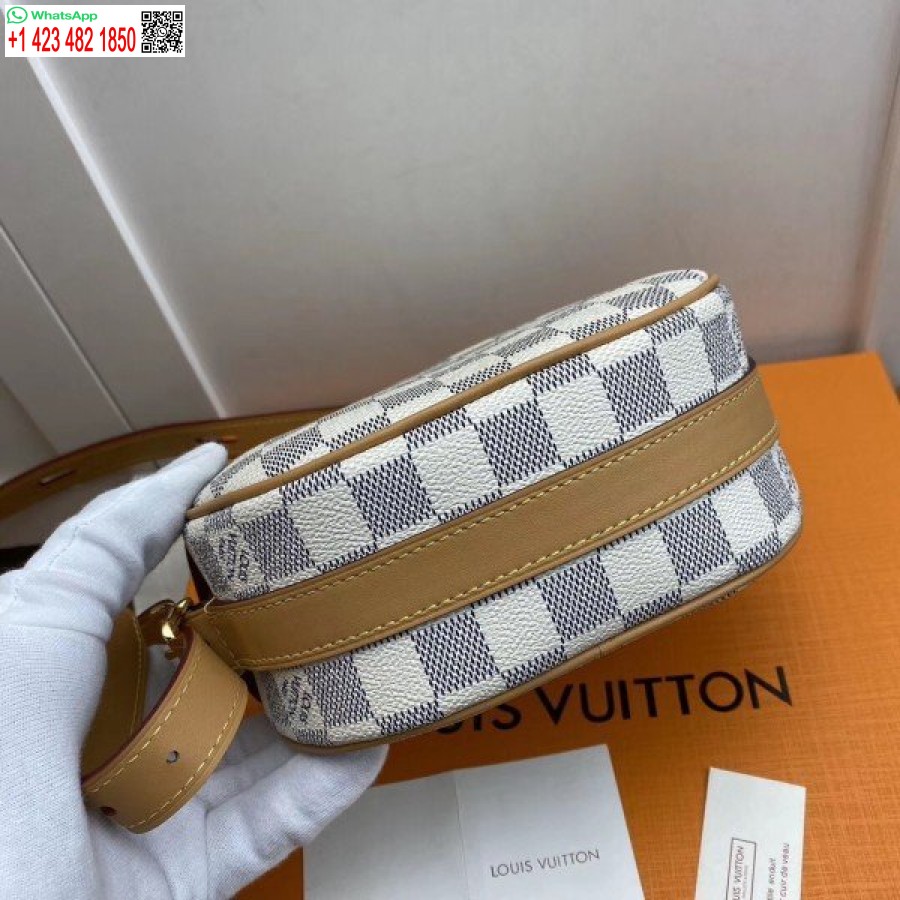 Replica Louis Vuitton Boite Chapeau Souple Pm Damier Azur N40333 Blv030
