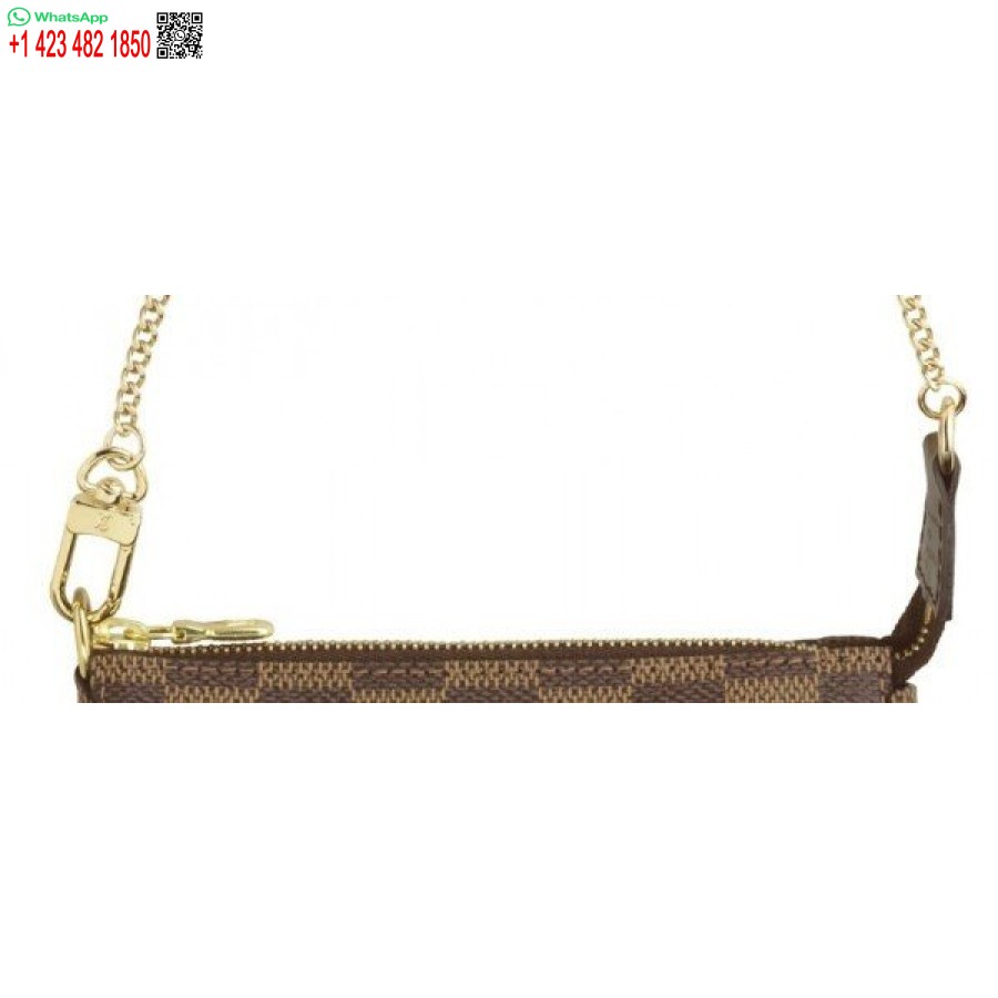 Replica Louis Vuitton Mini Pochette Accessoires Damier Ebene N58009 BLV124