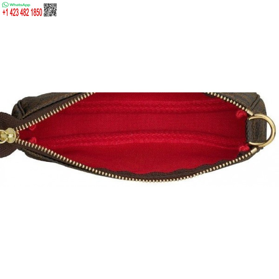 Replica Louis Vuitton Mini Pochette Accessoires Damier Ebene N58009 BLV124