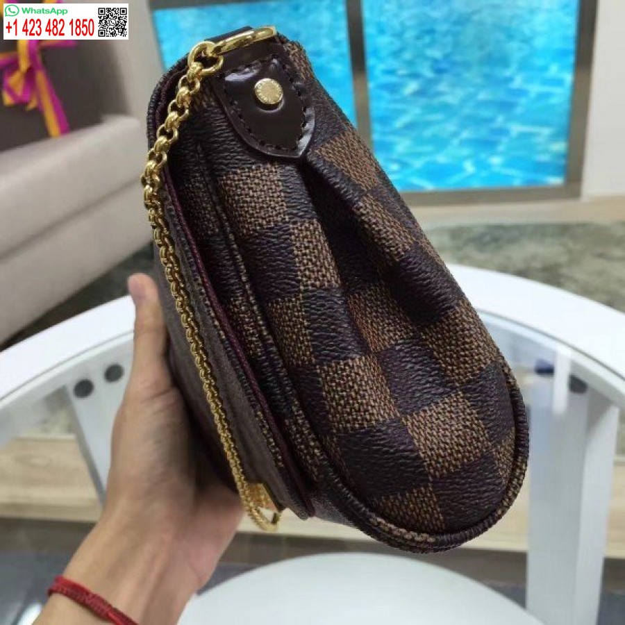 Реплика сумки Louis Vuitton Favorite мм Damier Ebene N41129 Blv117