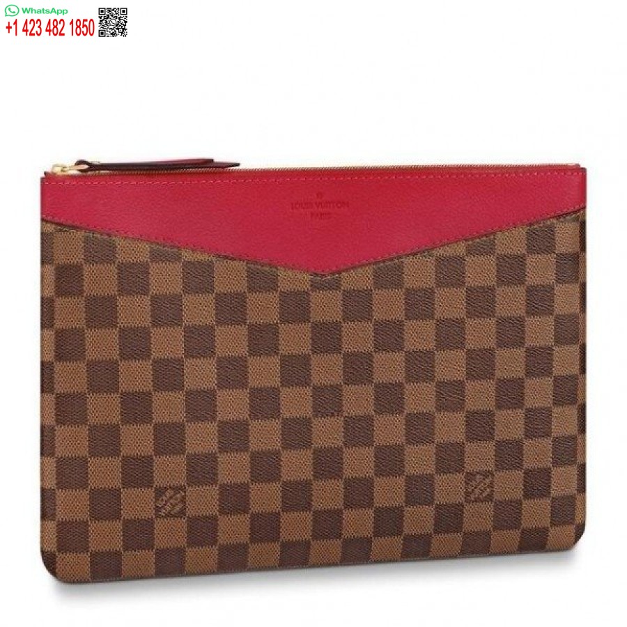 Réplique Louis Vuitton Pochette Quotidienne Damier Ebène N60262 Blv097