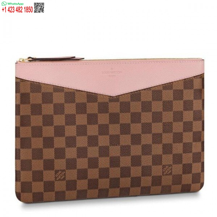 Replika Louis Vuitton Daily Pouch Damier Ebene N60261 Blv099