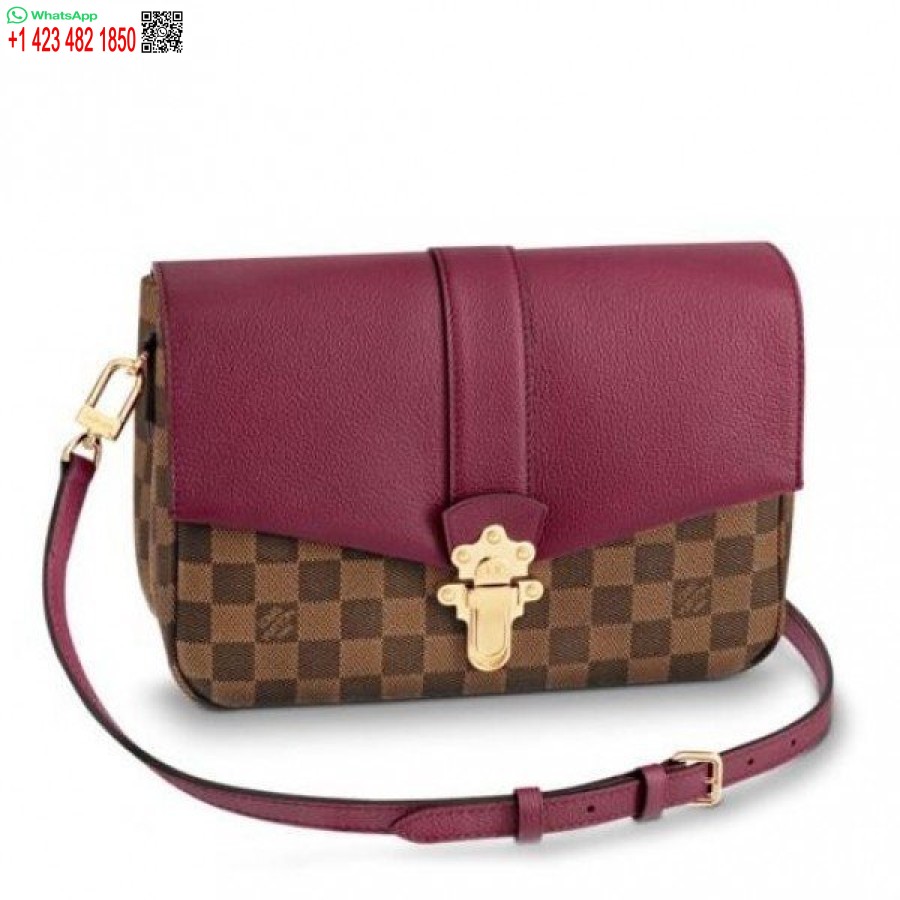 Réplique Louis Vuitton Clapton PM Sac Damier Ebène N42442 Blv119