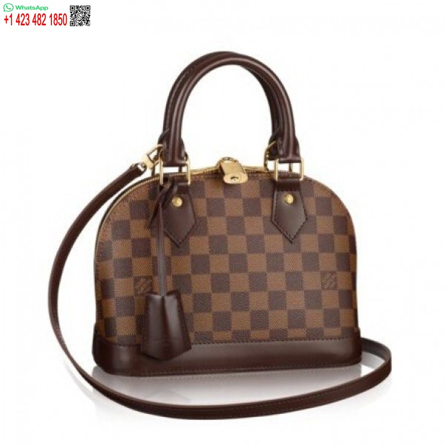 Réplique Louis Vuitton Sac Alma BB Damier Ebène N41221 Blv116