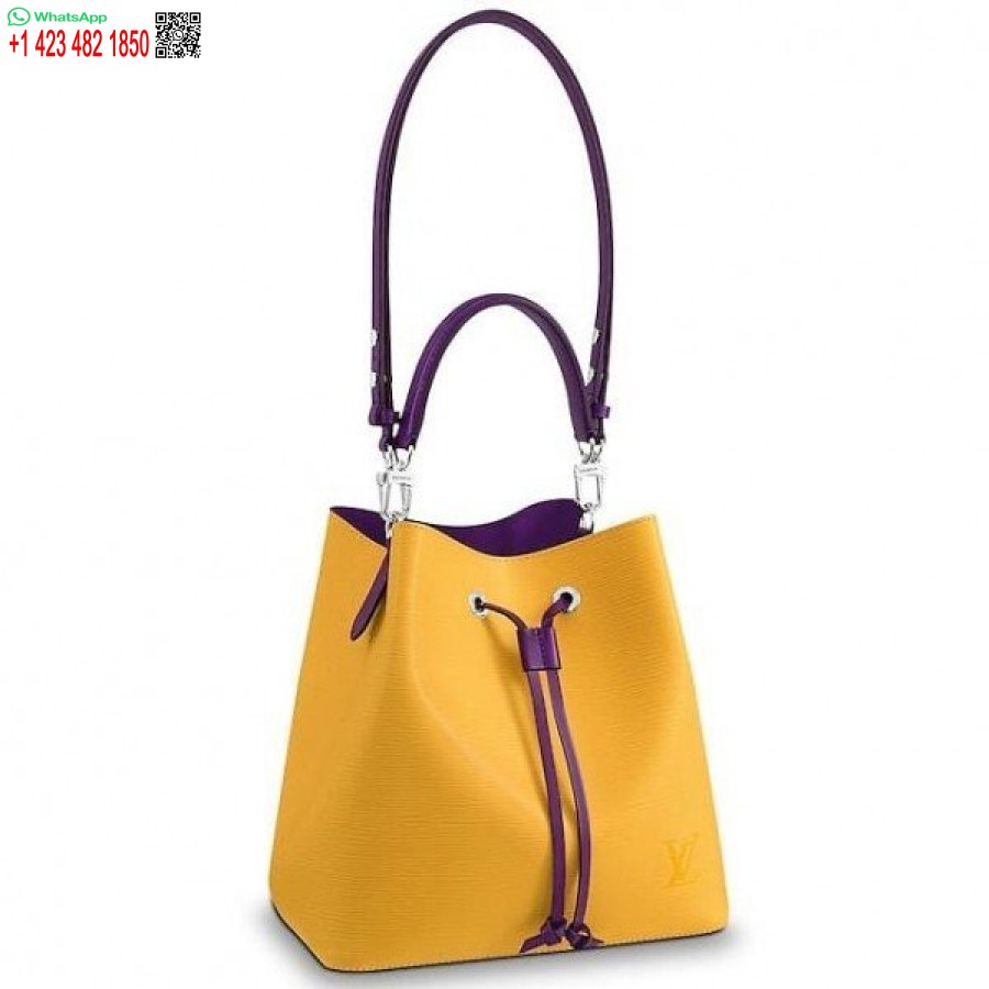 Replica Louis Vuitton Yellow Neonoe Bag Epi Leather M54369 BLV190