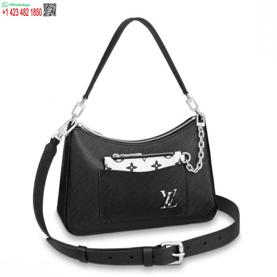 Replica Louis Vuitton White Marelle Bag Epi Leather M80689 BLV166