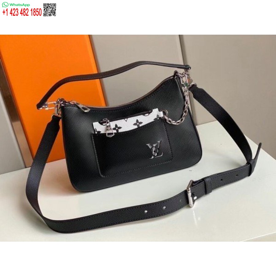 Replica Louis Vuitton White Marelle Bag Epi Leather M80689 BLV166