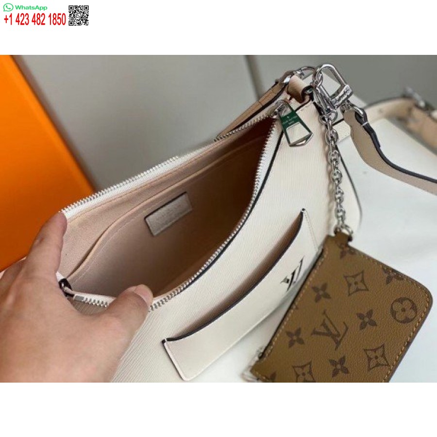 Replica Louis Vuitton Valge Marelle Kott Epi Nahast M80688 Blv165