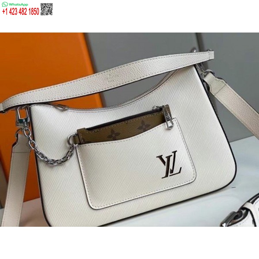 Replica Louis Vuitton Valge Marelle Kott Epi Nahast M80688 Blv165