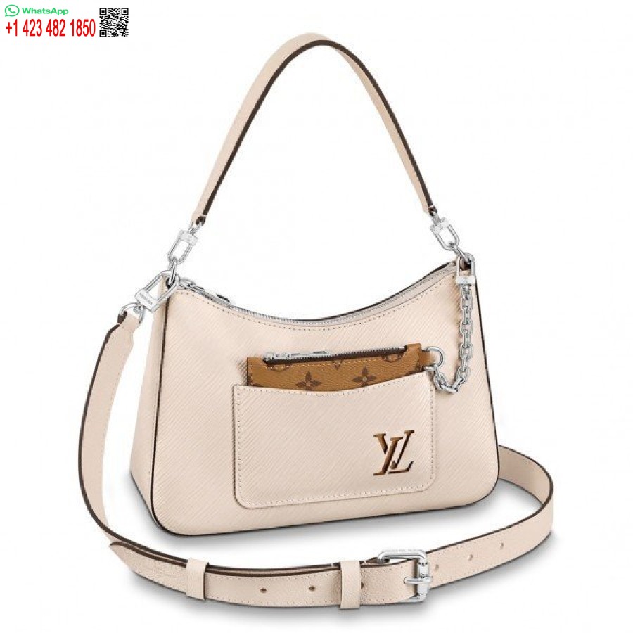 Réplique Louis Vuitton Sac Marelle Blanc Cuir Epi M80688 Blv165