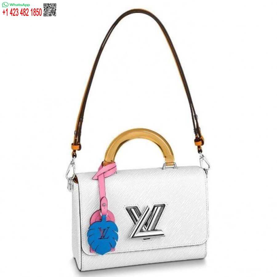 Réplique Sac Louis Vuitton Twist Mm Avec Poignée En Plexiglas M56132 Blv171
