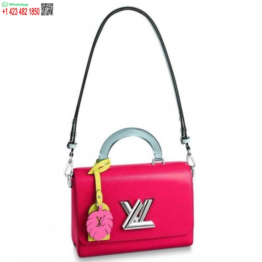 Réplique Sac Louis Vuitton Twist Mm Avec Poignée En Plexiglas M56131 Blv170
