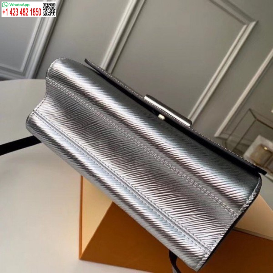 ماکت لوئیس ویتون توئیست میلیمتری کیف نقره ای اپی چرم M55404 Blv136