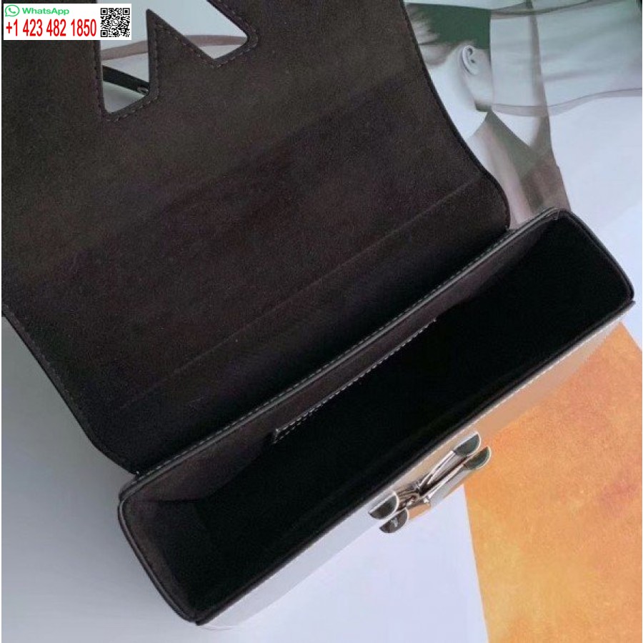 ماکت لوئیس ویتون توئیست میلیمتری کیف نقره ای اپی چرم M55404 Blv136