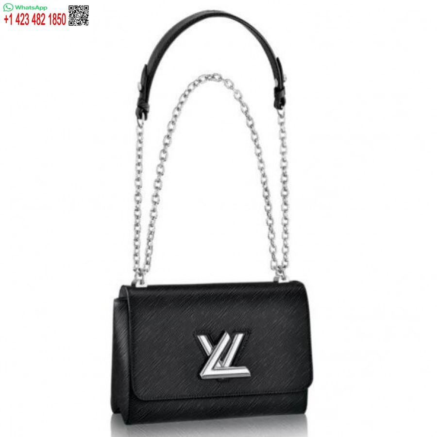 Réplique Sac Louis Vuitton Twist Mm En Cuir épi Noir M50282 Blv207