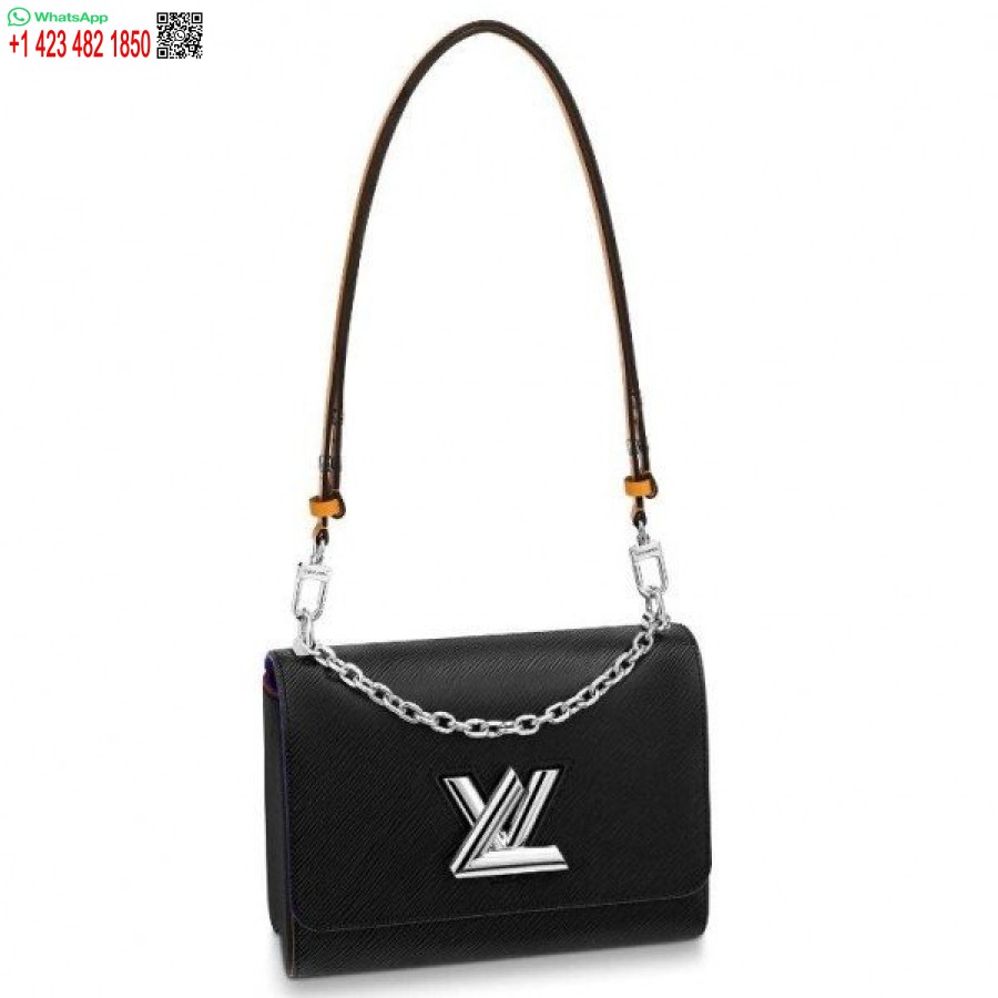 Réplique Louis Vuitton Twist Mm Sac Cuir épi Noir M53885 Blv137
