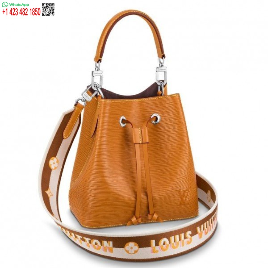 Replica Louis Vuitton Epi Neonoe BB Bag With Jacquard Strap M57706 BLV160