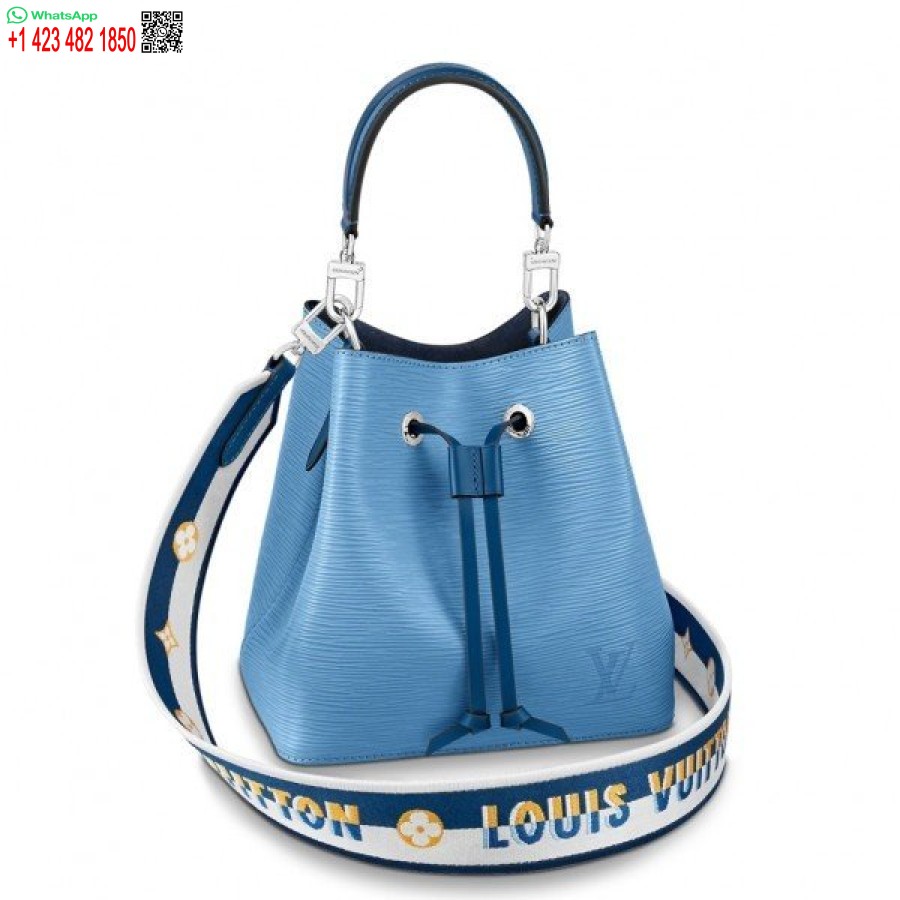 Replica Louis Vuitton Epi Neonoe BB Bag With Jacquard Strap M57691 BLV162