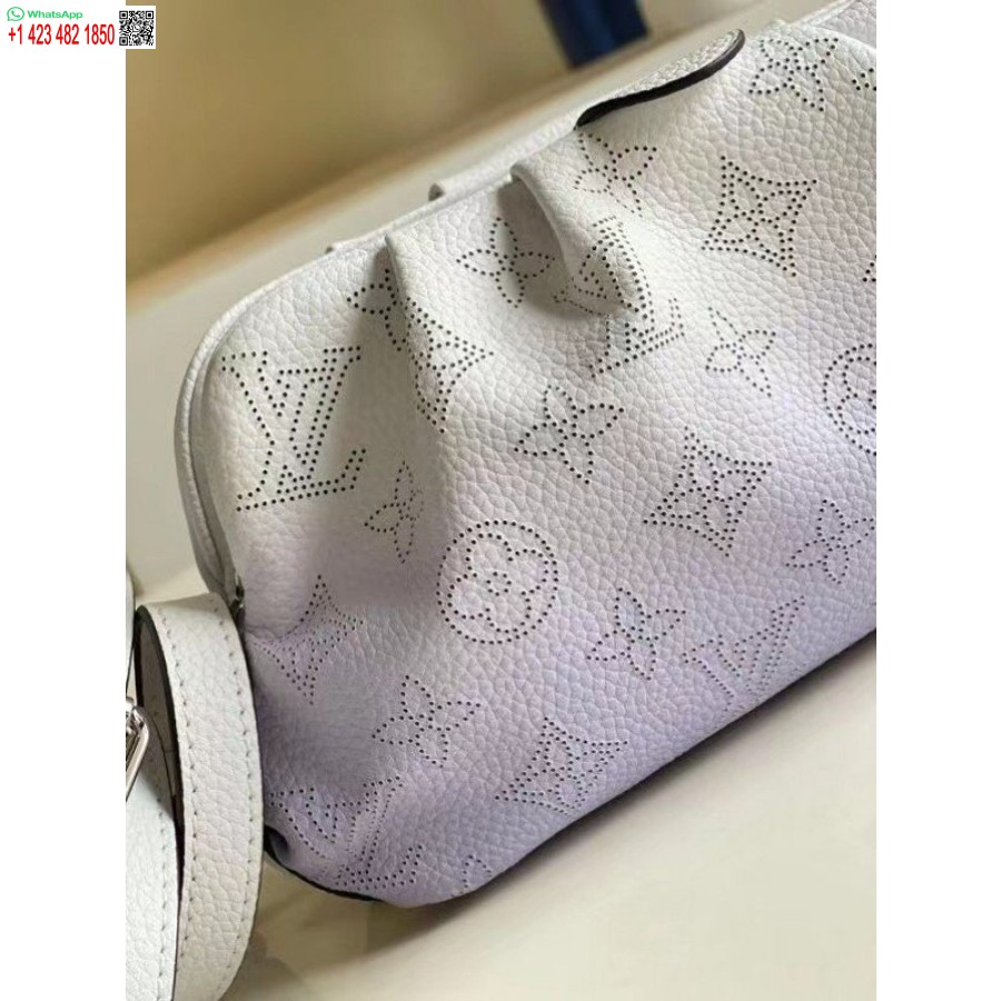 Реплика мини-сумка Louis Vuitton Scala градиентного синего цвета из кожи Mahina M80497 Blv248