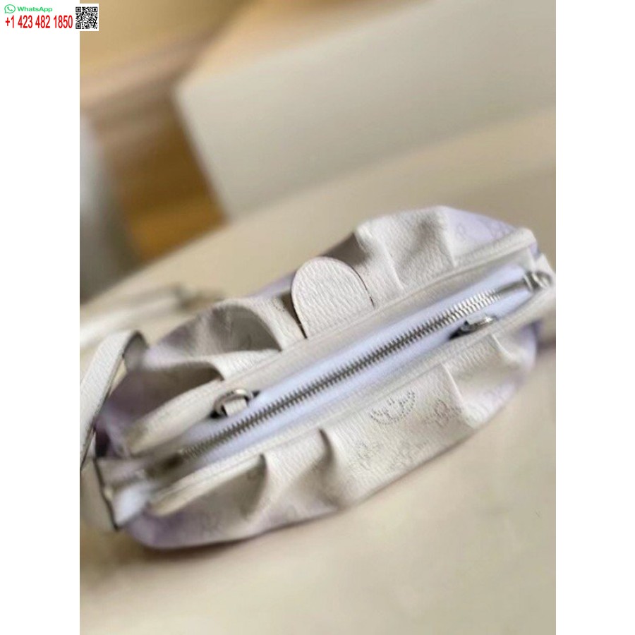 Реплика мини-сумка Louis Vuitton Scala градиентного синего цвета из кожи Mahina M80497 Blv248