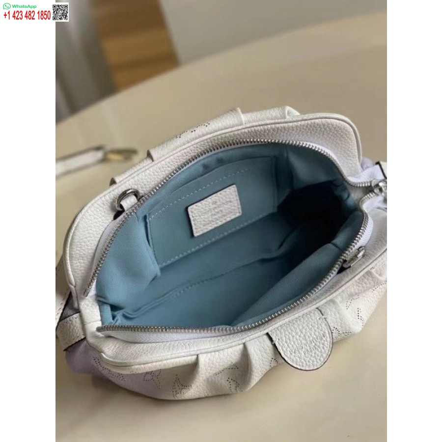 Реплика мини-сумка Louis Vuitton Scala градиентного синего цвета из кожи Mahina M80497 Blv248