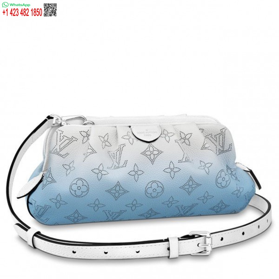 Réplique Louis Vuitton Scala Mini Pochette Dégradé Bleu Mahina Cuir M80497 Blv248
