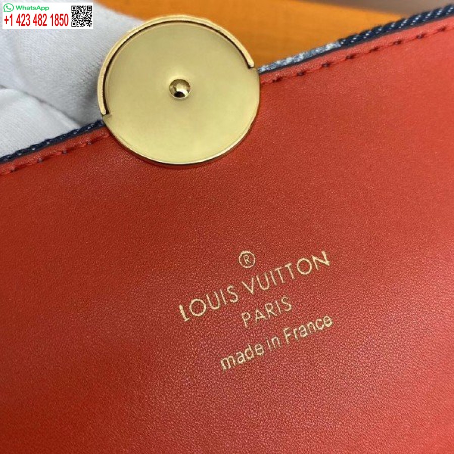 ρεπλίκα Louis Vuitton Flore αλυσίδα πορτοφόλι μονόγραμμα τζιν M69036 Blv477