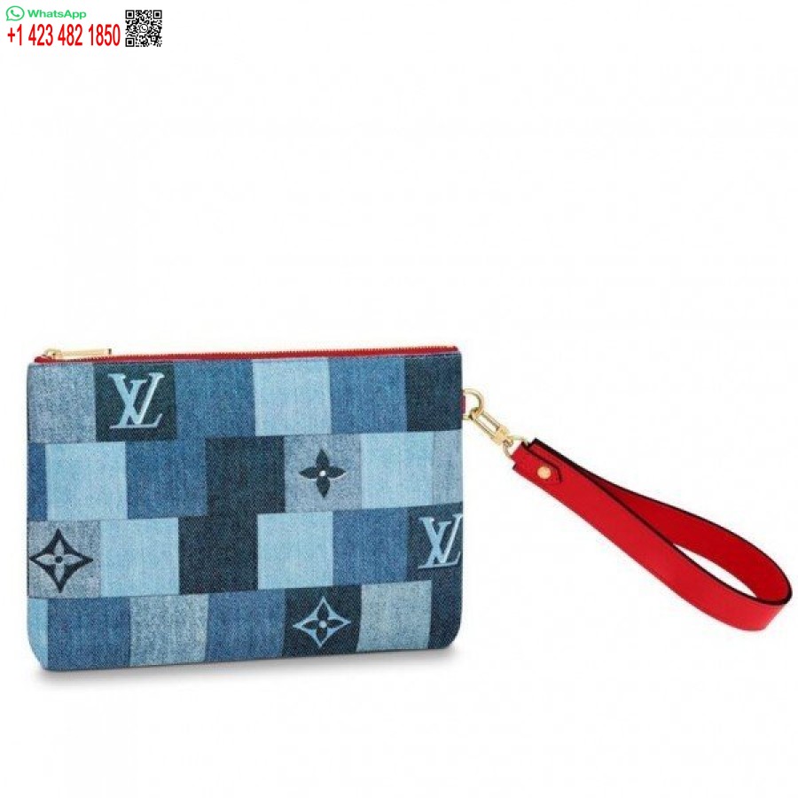 ρεπλίκα Louis Vuitton πουγκί πόλης μονόγραμμα τζιν M68761 Blv476