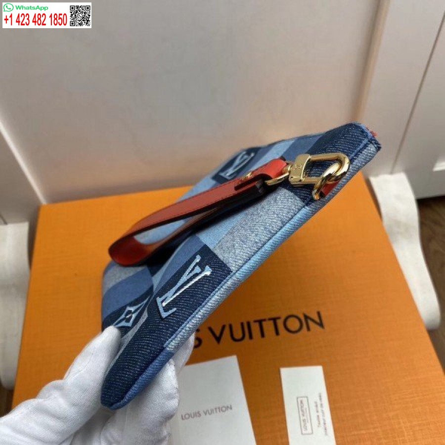 ρεπλίκα Louis Vuitton πουγκί πόλης μονόγραμμα τζιν M68761 Blv476