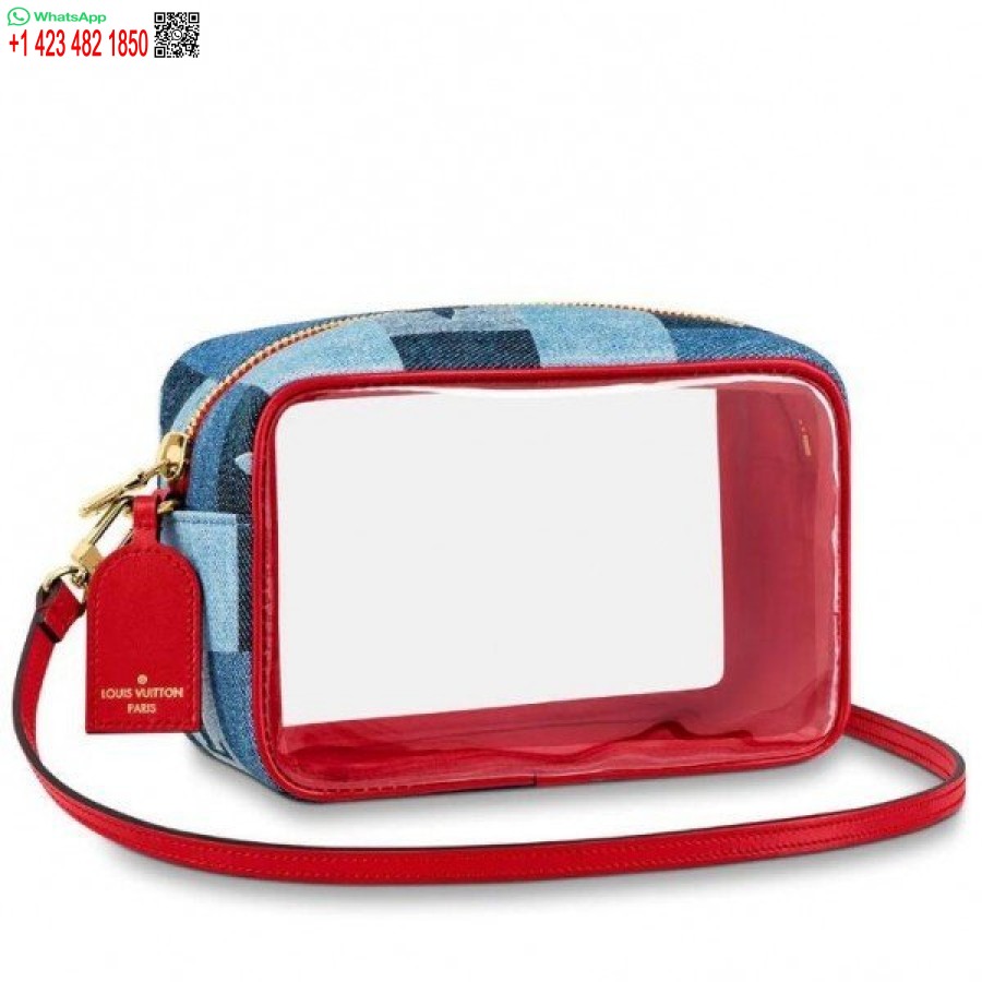 Replika Torebki Plażowej Louis Vuitton Z Monogramem Denim M68765 Blv475