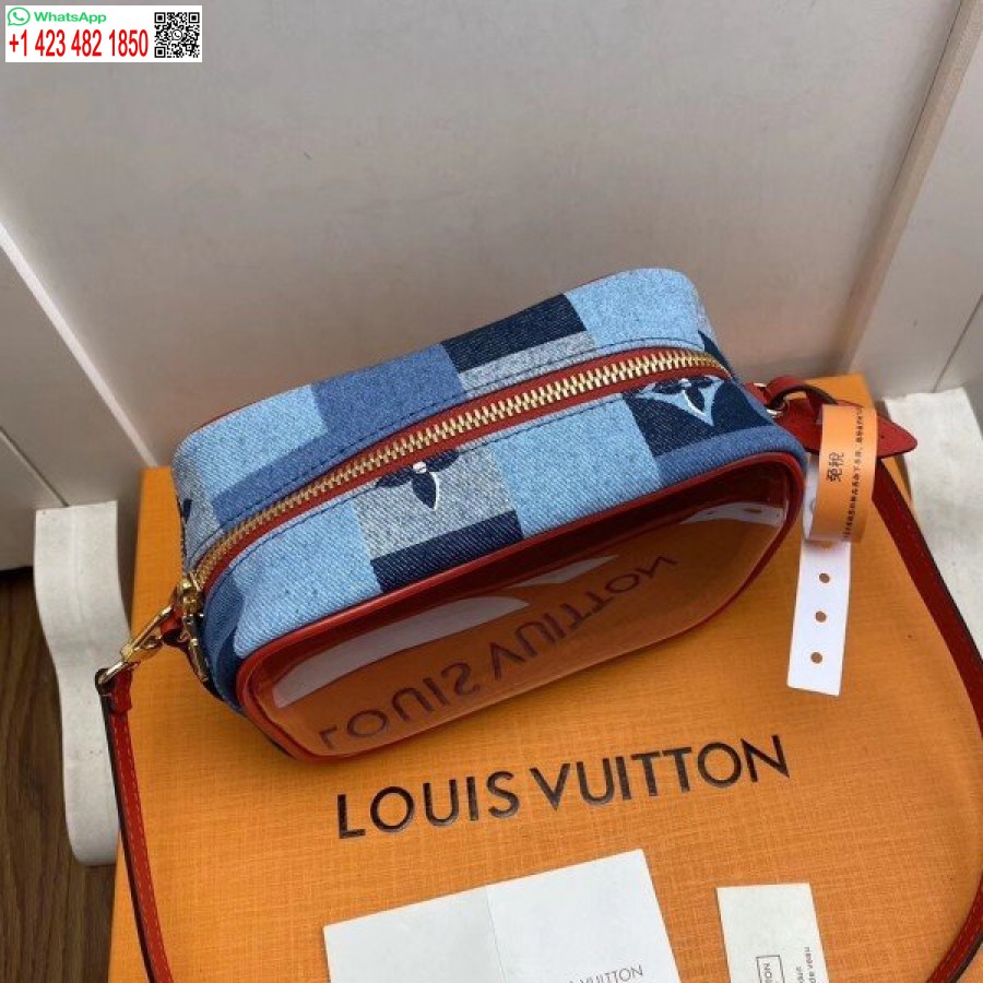 Replika Torebki Plażowej Louis Vuitton Z Monogramem Denim M68765 Blv475