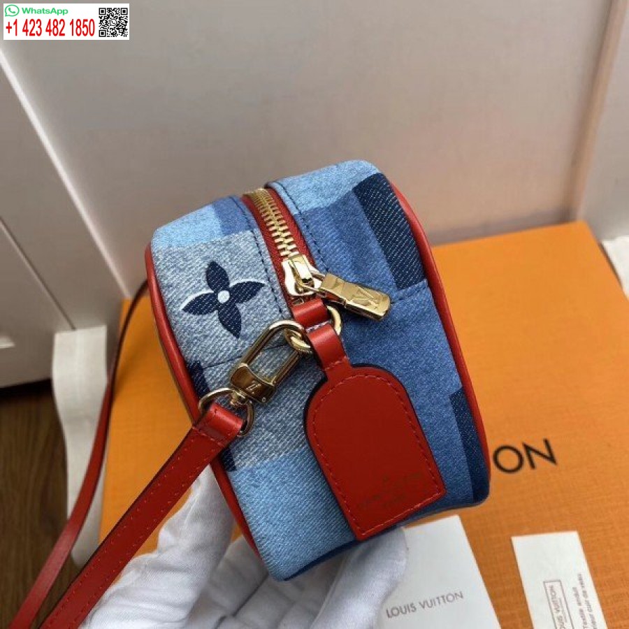 Replika Torebki Plażowej Louis Vuitton Z Monogramem Denim M68765 Blv475