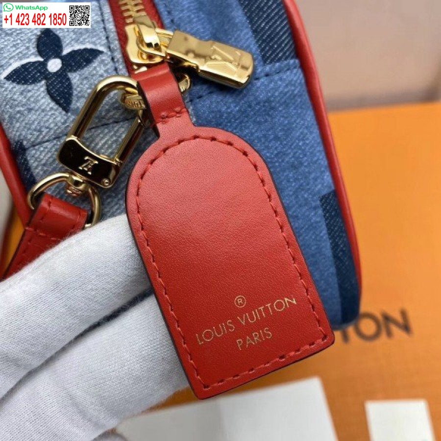 Replika Torebki Plażowej Louis Vuitton Z Monogramem Denim M68765 Blv475