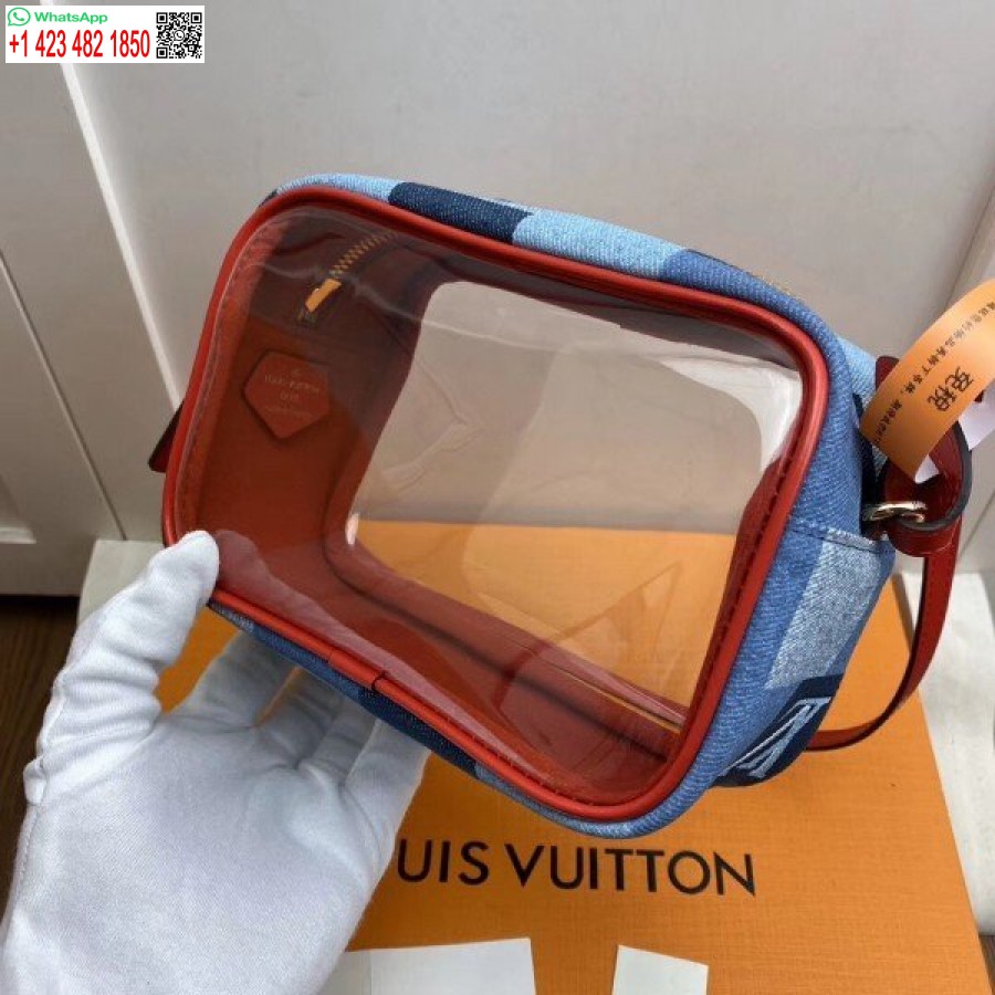 Replika Torebki Plażowej Louis Vuitton Z Monogramem Denim M68765 Blv475