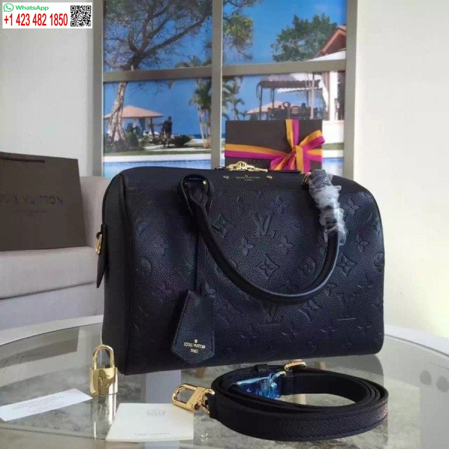 Replica Louis Vuitton Speedy Bandouliere 30 Monogramma Impronta M42406 Blv555
