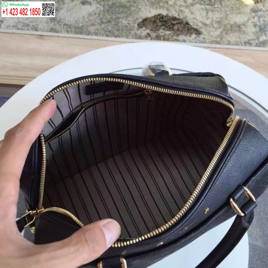 Replica Louis Vuitton Speedy Bandouliere 30 Monogramma Impronta M42406 Blv555