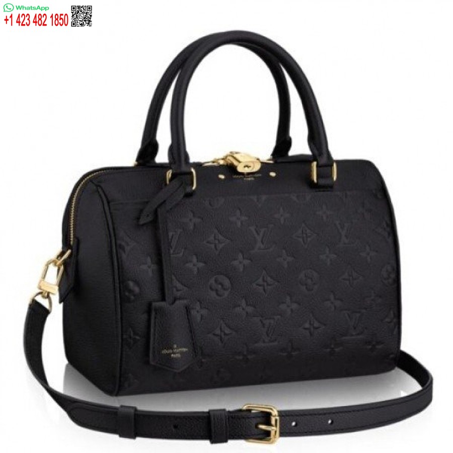 Реплика Louis Vuitton Speedy Bandouliere 30 Monogram Empreinte M42406 Blv555