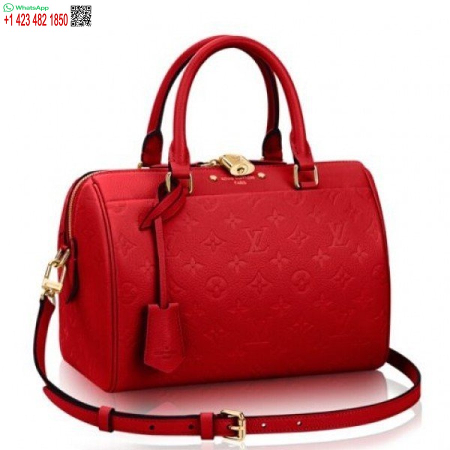 Реплика Louis Vuitton Speedy Bandouliere 25 с монограммой Empreinte M42399 Blv553