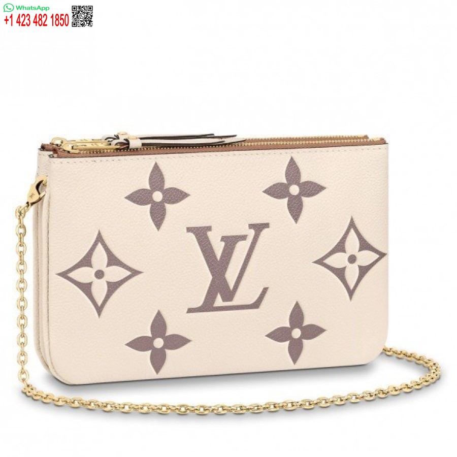 Réplique Louis Vuitton Pochette Double Zip Monogramme Empreinte M80084 Blv525