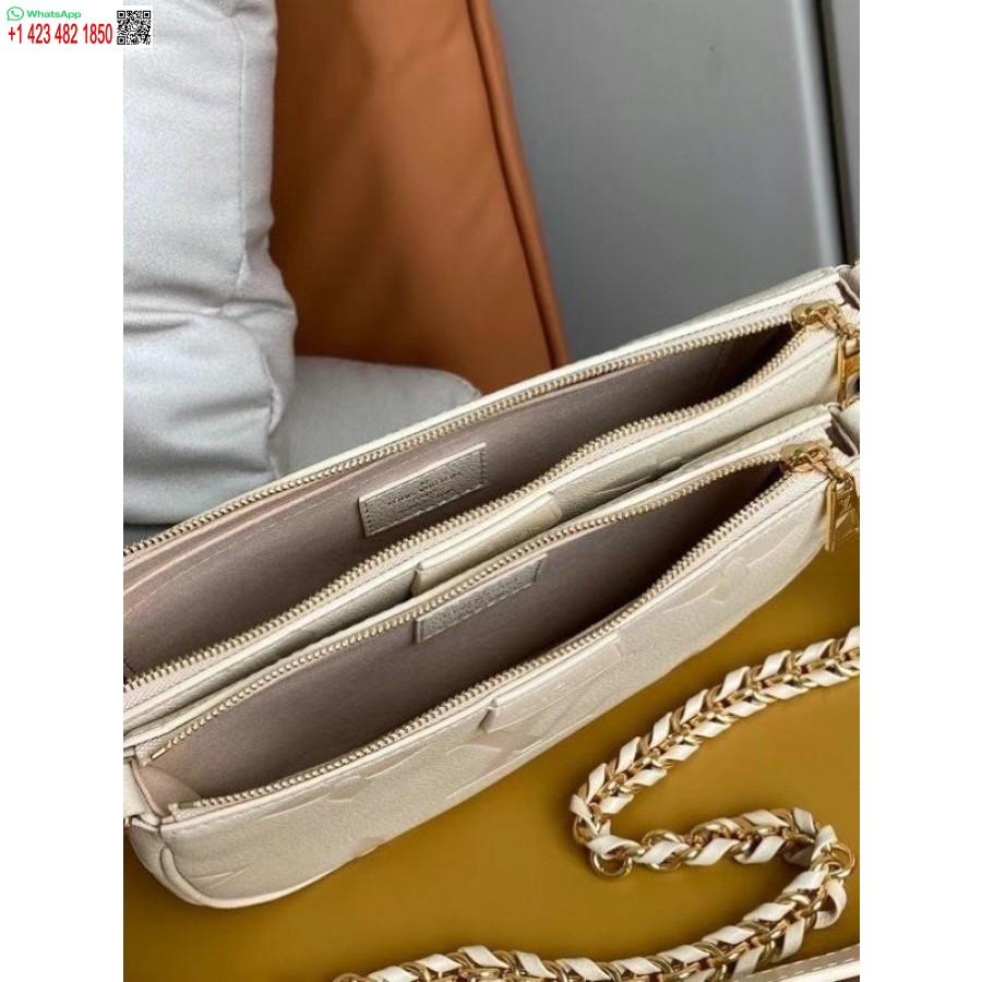 Replika Louis Vuitton Multi Pochette Tilbehør Monogram Empreinte M80447 Blv508