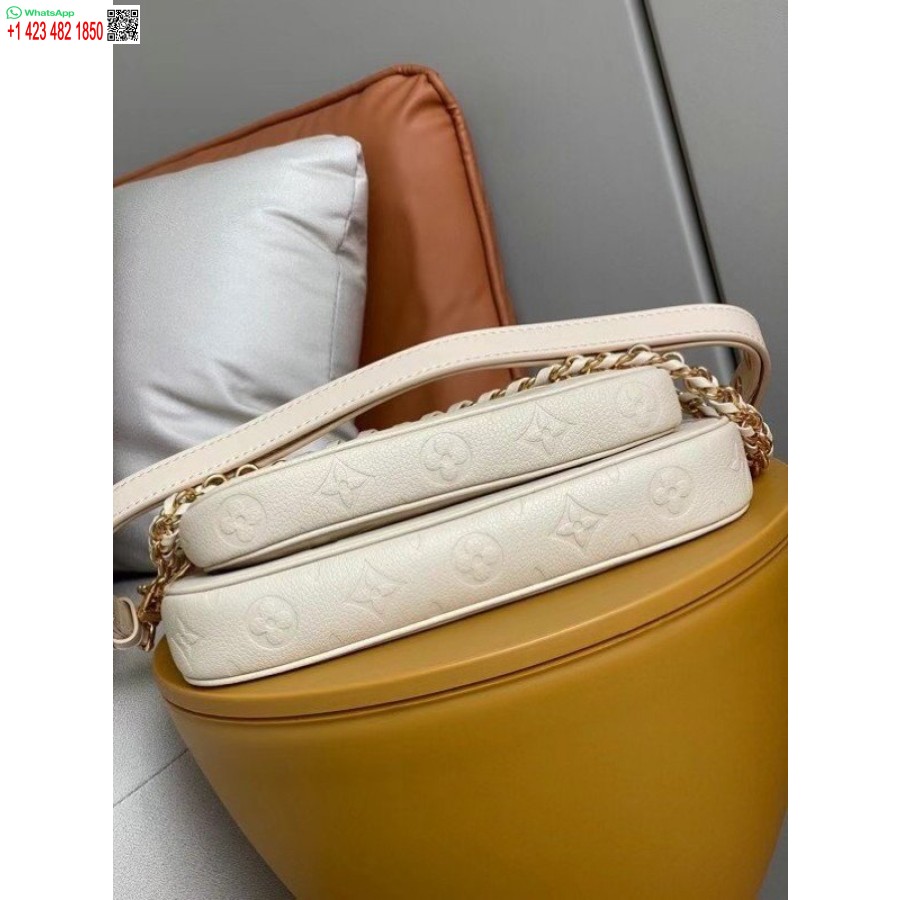 Replika Louis Vuitton Multi Pochette Tilbehør Monogram Empreinte M80447 Blv508