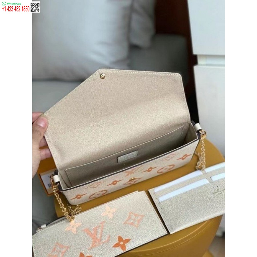 ρεπλίκα Louis Vuitton Felicie Pochette δίπλα στην πισίνα M80498 Blv526